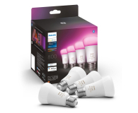 Philips Hue White and color ambiance Żarówka 4xE27 800lm 8719514328402 - 701404 - zdjęcie 1